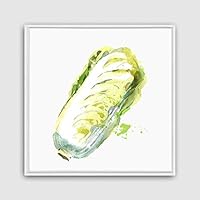 Framed Canvas Wall Art Vegetables Theme Design Canvas Prints Home Artwork Decoration for Living Room,Bedroom - 16x16 inches