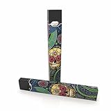2 Pack - Sugar Skull Paisley Decal Sticker Vinyl Skin for Juul Vape