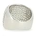 Sterling Silver Paved CZ Dome Ring, 7