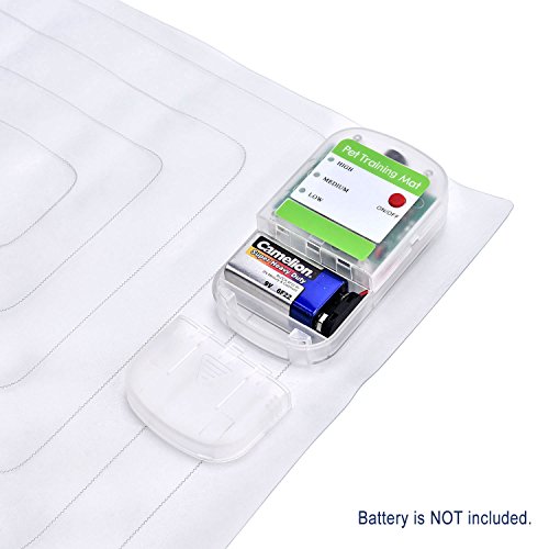 HopCentury Electronic Pet Training Mat Scat Deterrent Shock Mat for Dogs Cats 60 x 12 inch - Thumbnail 2