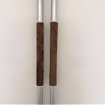 LANGUGU 1 Pair Washable Refrigerator Door Handle Cover,Soft Velvet Plain Color, Handles Antiskid Protector for Fridge Oven Keep off Fingerprints,Liquid,Oil Stain,Food Spot (Brown)