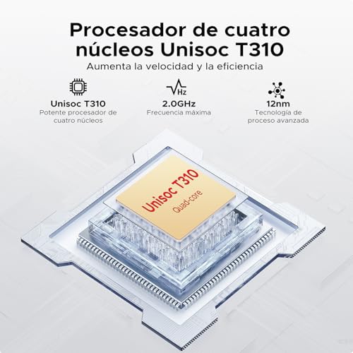 Tab A9 Android 16 Tablet 10 Inch Gemi AI, Unisoc T310, Kids Tablet 6580mAh, 20GB RAM/64GB ROM, 8MP Main Camera, Tablets Dual Speakers, Bluetooth 5.0, OTG, Jack 3.5mm, Face ID