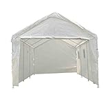 10x20 Univeral Enclosed Canopy with Windows-1 3/8 '' Pipe