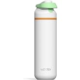 WATERSY Water Bottle,Leakproof Insulated Bottle,Keep Cold 24h,BPA-Free,25oz | Double-wall vacuum insulation with Straw,304 Stainless Steel Dual-Sip Water Bottle for Hiking,Travel,Sports and School