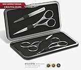 Suvorna Men's 4 Pcs Facial Hair Scissors Set/Kit. Contains 4.5