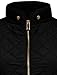 NE PEOPLE Womens Lightweight Quilted Zip Jacket, Small, NEWJ22BLACK