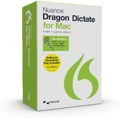 Dragon Dictate for Mac 4.0 with Bluetooth Headset, Keycard (Old Version)
