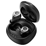 Mpow T3 True Wireless Earbuds, IPX5 Waterproof, 20Hrs Bluetooth Earbuds, Wireless Headphones with Charging Case and Mic, v5.0 Bluetooth Earpiece for iPhone, Andriod Phone, iPad, Laptop,Black
