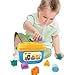 JOYIN Baby Nesting Stack Cups Stack-Up Blocks Cubes Alphabet and Numbers Color Shape Sorting Baby Educational Activity Toys with Portable Case