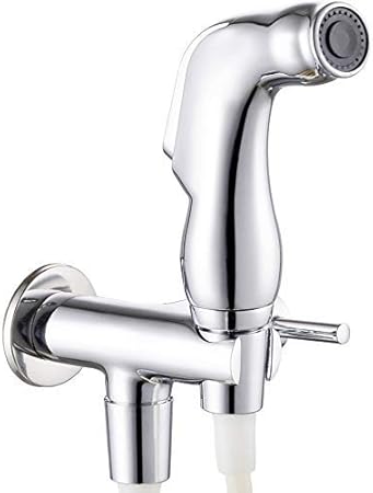 Foheel Brass Bidet Faucet Sprayer Attachment For Toilet Wall Warm