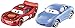 Disney Pixar Cars Lightening McQueen and Sally Carrera, 2-Pack