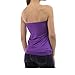 YYW Women Strapless Pleated Tube Top Shirt,Sleeveless Stretchy Tunic Shirt for Women