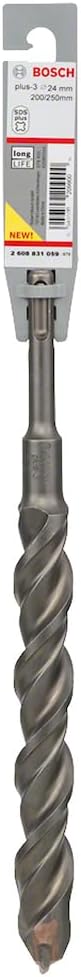 Bosch SDS Plus-3 Hammer Drill Bit 0 V Grey 24 x 200 x 250 mm