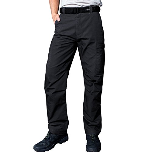 Mens waterproof pants with teflon coating reinforced kn…