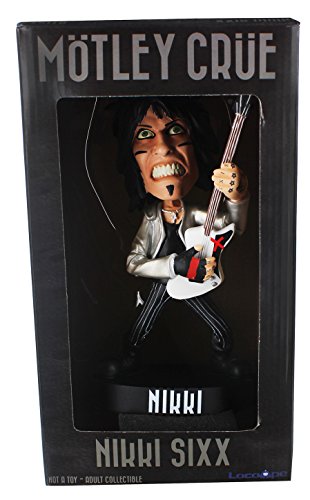 Motley Crue 8.5" Resin Bobblehead Statue: Nikki Sixx