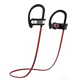 Francois et Mimi RiFlx Extended Battery Life Wireless Bluetooth 4.0 Headphones Noise Isolating Headphones w/ Microphone, Great for Sports, Running, Gym, Exercise -Wireless Bluetooth Earbuds Headset