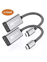 Cable adaptador USB-C a DisplayPort 4 K y 60 Hz 5.9 ft, ITANDA USB 3.1 tipo C macho (compatible con Thunderbolt 3) a DP macho 4 K cable para MacBook Pro 2016, MacBook 2017, ChromeBook Pixel