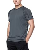 ATTRACO Men's Rashguard Swim Tee Short Sleeve Sun Protection Shirt Loose Fit