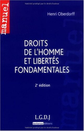Droits de l'homme et libertés fondamentales