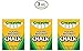 Crayola Nontoxic Anti-Dust Chalk, White, 12 Sticks/Box (50-1402) (3 Pack)