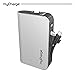 myCharge Portable Charger Power Bank - HubPlus 6700 mAh External Battery Pack | Wall Charger Foldable Plug | Built in Cables (Apple iPhone Charger Lightning Cable and Android Samsung Micro USB Cable primary