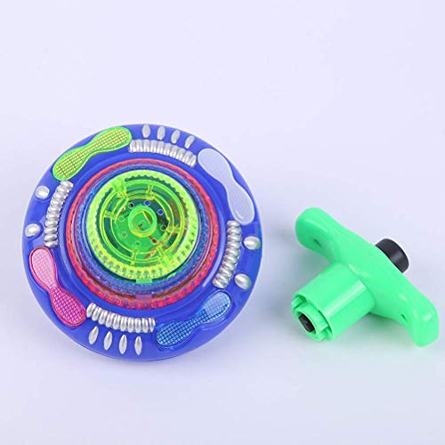 KODORIA 3pcs Flashing Spinning Top LED Shining Toys Kids Toys Birthday Gift for Kids - Assortment