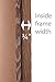 SKOL Tribe Large Premium Rustic Wood Framed Magnetic Chalkboard 20