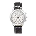 Opino New Men Fashion Synthetic Leather Band Crystal Analog Quartz Wrist Watch Bracelet Bangle