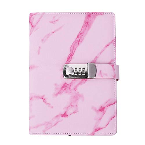 Lock Diary A5 Password Lock JournalA5 Size PU Leather Notebook Office Supplies Office Supplies