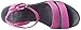 crocs Women's Leigh Wedge, Wild Orchid/Charcoal, 8 B(M) US