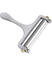 Stainless Steel Cheese Slicer, Adjustable Thickness Wire Cheese Cutter Perfectly for Kitchen Cooking