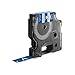 DYMO Industrial Labels for DYMO Industrial Rhino Label Makers, White on Blue, 1/2