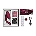 Womanizer Duo Rabbit Massager for Women with Sucking Stimulation, G-Spot Stimulation, 12 Intensity Levels, Free 30ml WV lube + 10 Modes, Bordeaux