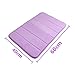 KINGSO Memory Foam Bath Rug Mat Bathroom Bedroom Floor Non-slip Mats Shower Carpet 16x24 Inch