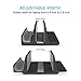 JARLINK (Upgraded Version) Vertical Laptop Stand, Desktop Stand Adjustable Laptop Holder (up to 17.3 inches) Compatible with MacBook Pro/Air, Microsoft Surface, Lenovo (Black)thumb 3