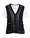 National Classic Sweater Vest, Black, Large