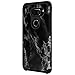 CellJoy Case Compatible with LG V30, LG V30 Plus, LG V30+, LG V30s, LG V35, LG V35 ThinQ 2017 Release Slim Armor Hybrid Dual Layer Protective [Shockproof] (Impact Resistant) Thin Cover (Black Marble)