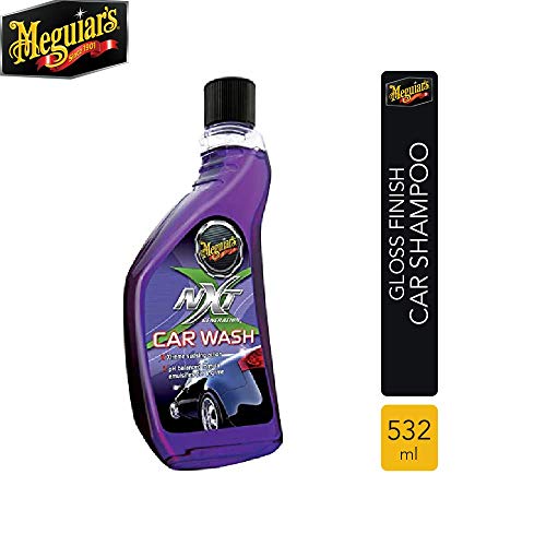 MEGUIAR’S Nxt Generation Car Wash pH Balanced Rich Lather Shampoo with Water softeners for spot Free Finish, 532 ml MEGUIAR’S Nxt Generation Car Wash pH Balanced Rich Lather Shampoo with Water softeners for spot Free Finish, 532 ml