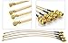 Pack of 4 RF U.FL(IPEX/IPX) Mini PCI to RP-SMA Female Pigtail Antenna Wi-Fi Coaxial RG-178 Low Loss Cable (7 inches (17.8 cm))
