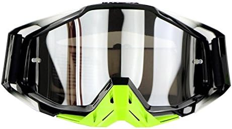 SOLICHT New Motocross Goggle Racing Motor Bike Gafas Motorcycle ATV Glasses 5 Colors With Goggle Bags (Black)