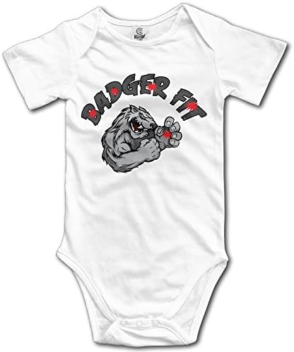 Babe Baby Onesies Badger Logo Coveralls Bodysuit