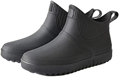 low rubber rain boots