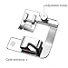 6 Pieces Rolled Hem Pressure Foot Sewing Machine Presser Foot Hemmer Foot Set (3/8 Inch, 4/8 Inch, 5/8 Inch, 6/8 Inch, 7/8 Inch, 8/8 Inch) Adjustable Wide Hemmer Foot Set for Singer, Brother, Jan