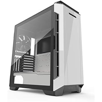 Phanteks Eclipse P600S Hybrid Silent and Performance ATX Chassis -Tempered Glass, Fabric Filter, Dual System Support, PWM hub, Sound dampening Panels, Glacier White