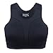 Ekouaer Women's Padded Wirefree High Support Pro Compression Sports Bra Black,L Fits 38BCD