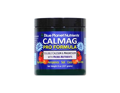 Blue Planet Nutrients CalMag Pro Formula (8 oz) | Soluble Calcium Magnesium & Micro-Nutrients Supplement | Hydroponic Aeroponic Soil Coco Coir | for All Plants & Gardens