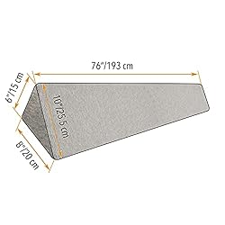 Insieme King Size Bed Wedge Pillow for Headboard