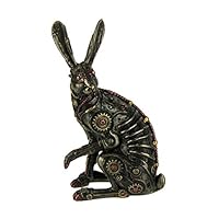 Veronese Design Steampunk Style Jack Rabbit Bronze Finished Statue