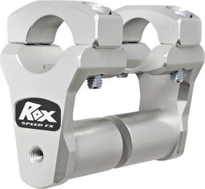 Rox Speed FX Pivoting Bar Riser 2" (Silver)