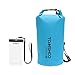 TOMSHOO 10L / 20L Outdoor Waterproof Dry Bag Sack Gear Storage Bag for Travelling Rafting Boating Kayaking Canoeing Camping Snowboarding
